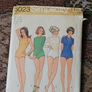 Simplicity Women's Bodysuit Pattern
